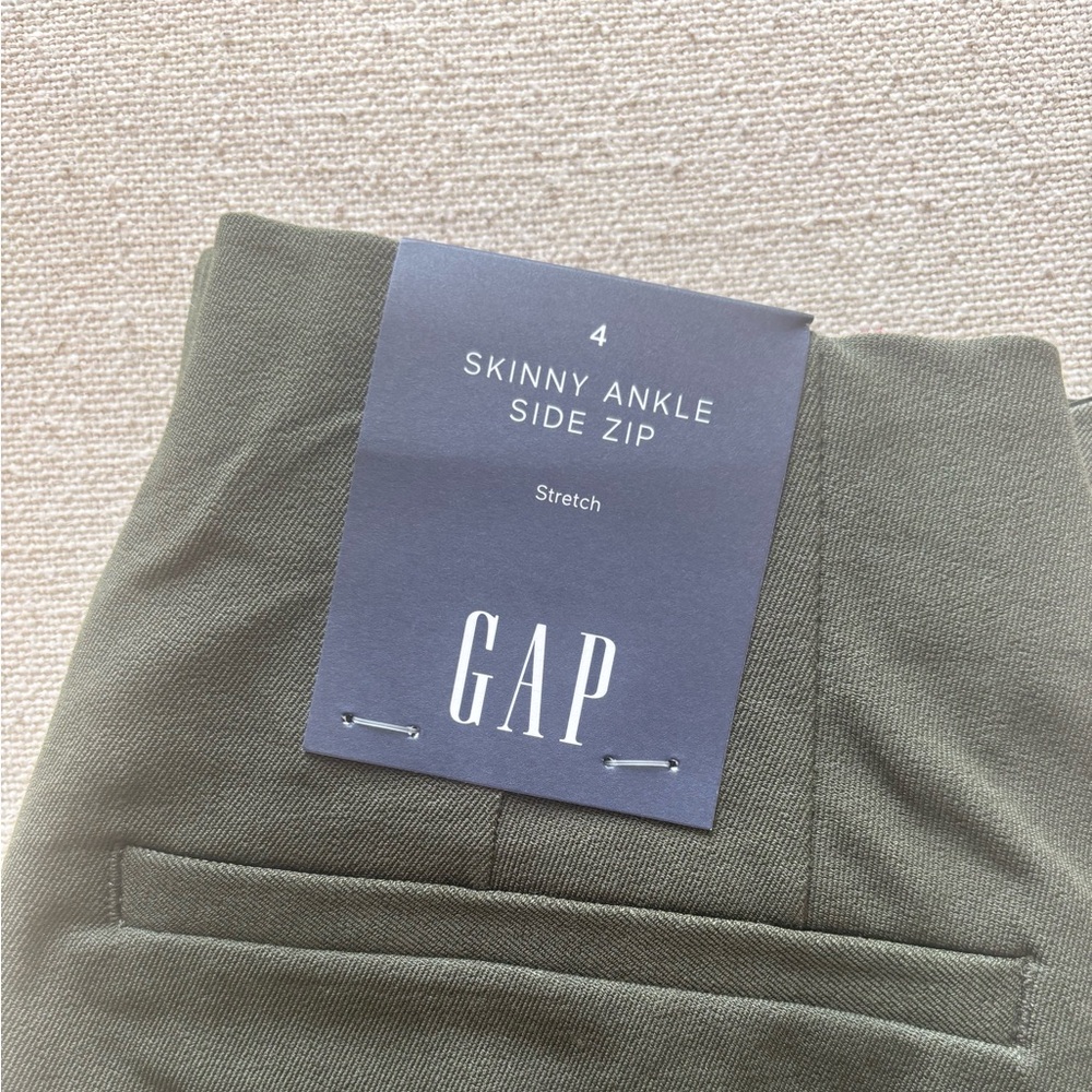 Gap Skinny Ankle Side Zip Pants